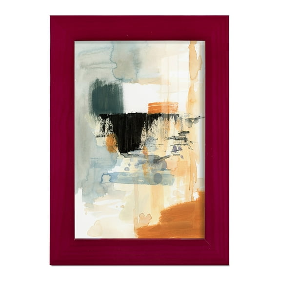 Seria IV - Framed Print w/glass - Cherry Red
