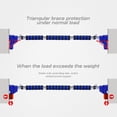 thumbnail image 4 of Doeplex Pull Up Bar B with Locking Mechanism, Door Exercise Bar Without Screw Installation - Maximum Load 440LB - Workout Bar with 35.43''- 47.24'' Adjustable Width, 4 of 8
