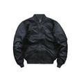 thumbnail image 1 of Innerwin Jacket Windproof Mens Outwear Outdoor Solid Color Lightweight Bomber Jackets Black XXXXL, 1 of 3