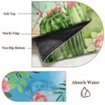 thumbnail image 6 of Pink Flamingos Round Area Rug 6Ft Washable Circle Rugs for Bathroom Office, Summer Beach Tropical Floral Cactus Non-Slip Carpet Floor Mats Indoor Outdoor Carpet Runner Aesthetic Home Decor, 6 of 8