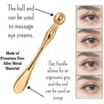 thumbnail image 3 of Metal Eye Cream Applicator Wand Stick, Massager Tool For Facial Massage, Reduce Puffiness-Style1;, 3 of 5