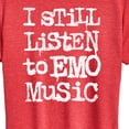 thumbnail image 3 of Instant Message - I Still Listen To Emo Music  - Women's Short Sleeve Graphic T-Shirt, 3 of 6