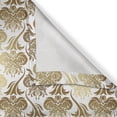 thumbnail image 5 of Ambesonne Damask Grommet Curtain, Ombre Abstract Floral, 50" x 96", Caramel and Pale Yellow, 5 of 6