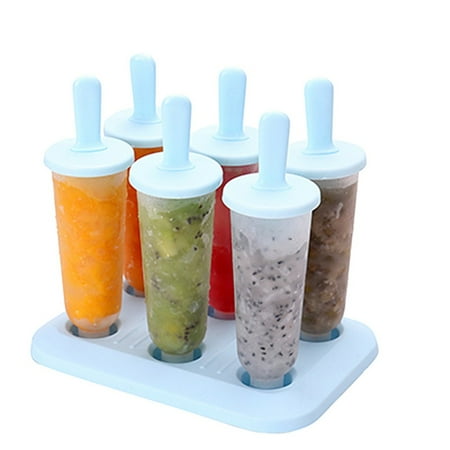 

dtydtpe cake mold 6pc/1 set circular with lid ice tray diy ice cream mold