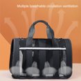 thumbnail image 4 of XYAIYT Soft Sided Pet Carrier for Small Medium Pets Dogs Up to 15 Lb Portable Foldable Travel Carrier with Adjustable Shoulder Strap Long Lasting Mesh Design for Safe Transport, 4 of 6