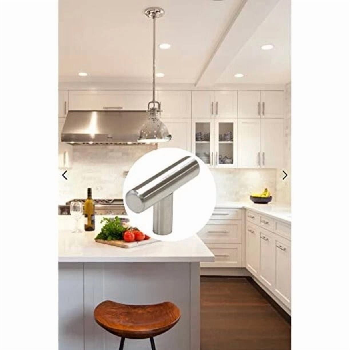 30 Pcs Stainless Steel Satin Nickel Finish 2 inch Kitchen Cabinet Handles T Bar Drawer Pulls