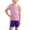 Pink, variant on FSYBOA Boys Athletic Outfit Set Size 6T, Color Block 2 Piece Summer Short Sleeves Kids T Shirts and Shorts Blue