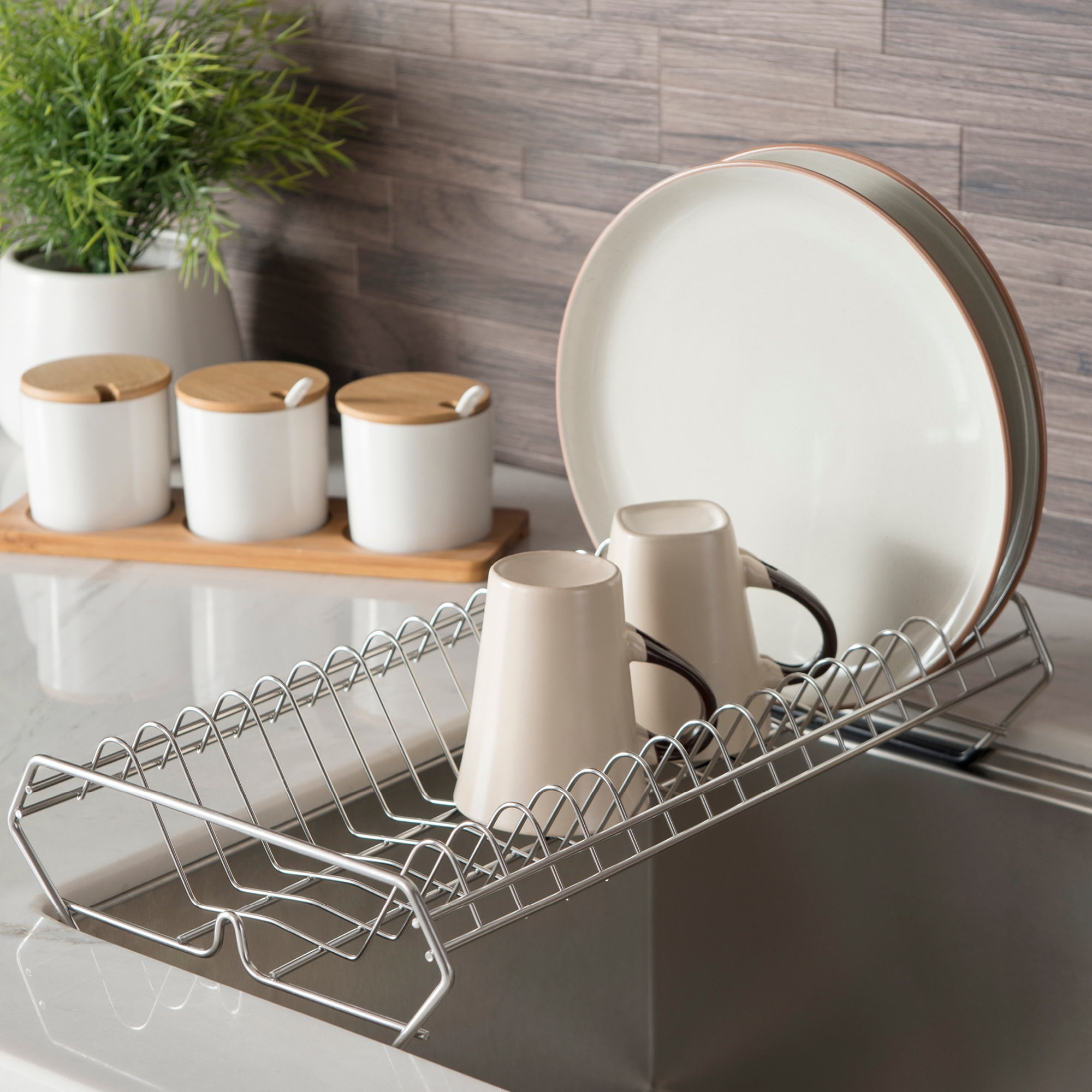 KRAUS Workstation Kitchen Sink Dish Drying Rack in Stainless Steel Walmart