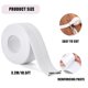 thumbnail image 2 of Cinta Sellador y Adhesivo, Cinta Adhesiva Impermeable, cinta de Calafateo, cinta Adhesiva de PVC para Calafateo Impermeable para Baño y Cocina(Blanco), 2 of 4
