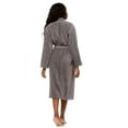 thumbnail image 2 of Turquaz Linen 100% Turkish Cotton Kimono Womens Robe Mens Bathrobe (SM), 2 of 5