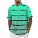 thumbnail image 1 of Camisetas de Manga Corta para Hombre, Blusa Casual de Cuello Redondo de Impresión de Gradiente, Camiseta Deportiva de Poliéster de Moda, 1 of 2