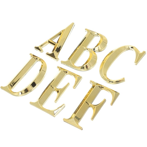 unbranded pcs 3D Mailbox Letters Decals DIY Alphabet Decal House Door Alphabet Stickers