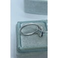 thumbnail image 5 of 2.30Ct Pear Cut Simulated Aquamarine Halo Women's Engagement Gift Ring 14K White Gold Plated, 5 of 5