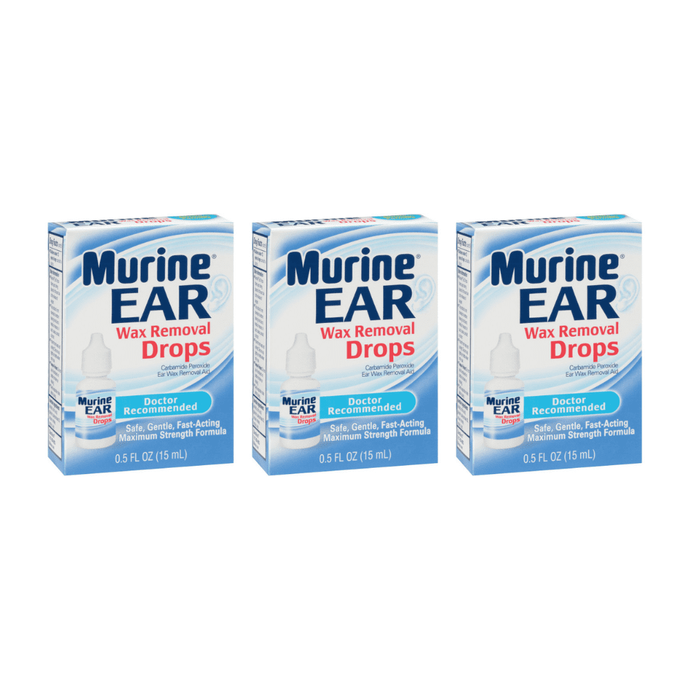 Murine Ear Ear Wax Removal Drops 0.50 oz, 0.5 oz (Pack 3)