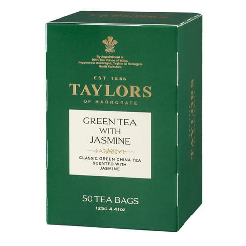 Taylors of Harrogate Green Tea with Jasmine, 50 Tea Bags