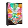 thumbnail image 3 of Stupell Industries Vivid Umbrellas Overhead Graphic Art Jet Black Floating Framed Canvas Print Wall Art, Design by Ziwei Li, 3 of 8