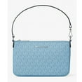 thumbnail image 3 of Michael Kors Women's Jet Set Small Signature Logo Convertible Wristlet Pouch (Light Sky), 3 of 5