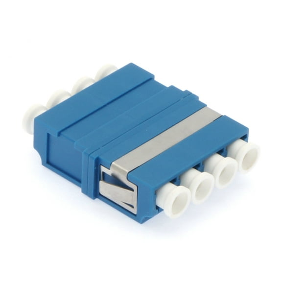 ACCL LC/UPC Singlemode Quad Adapter without Frange Blue, 1 Pack