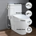 thumbnail image 4 of Tcbosik Bidet Sprayer for Toilet, Handheld Diaper Sprayer Kit, Cloth Diaper Sprayer Set, Easy to Install, Stainless Steel, Sliver, 4 of 10