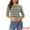 Army Green Grey, variant on Women's Halloween Costume Boat Neck Top T-Shirts M Mint Green White