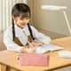 thumbnail image 5 of Estuche de pana | Estuche vintage de tela lisa | Bolsa de papelería de gran capacidad con cremallera suave | Organizador portátil de útiles escolares y de oficina para niños, adolescentes y adultos, 5 of 5