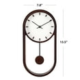 thumbnail image 5 of Better Homes & Gardens 7.8" Quartz Modern Indoor Pendulum Clock, Easy Installation, 5 of 10
