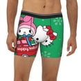 thumbnail image 2 of Lsque Sanrio Pattern Men's Performance Stretch Underwear, Athletic Long Leg Briefs，Moisture-Wicking-XX-Large, 2 of 6