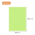 thumbnail image 2 of Unique Bargains 25 Sheets Printable Sticker Cardstock Paper, 8"x12" A4 Self Adhesive Sticker Backing CardStock Paper 250gsm Light Green, 2 of 6