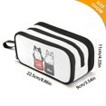 thumbnail image 4 of FORMRS Pencil Case with 3 Compartments Zipper Pouch, Elementary School Level and up, Black Chubby Cat, 4 of 8