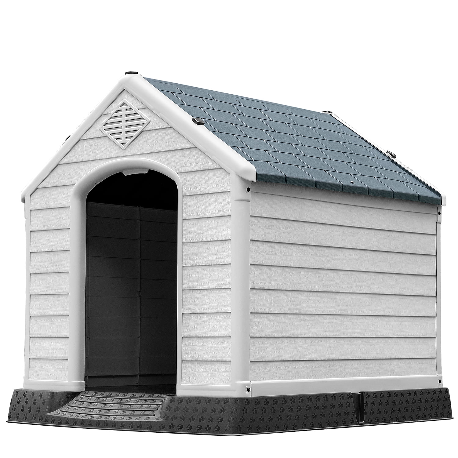 Homall Dog Kennel Plastic Dog House Indoor Outdoor for Large Dogs, 30