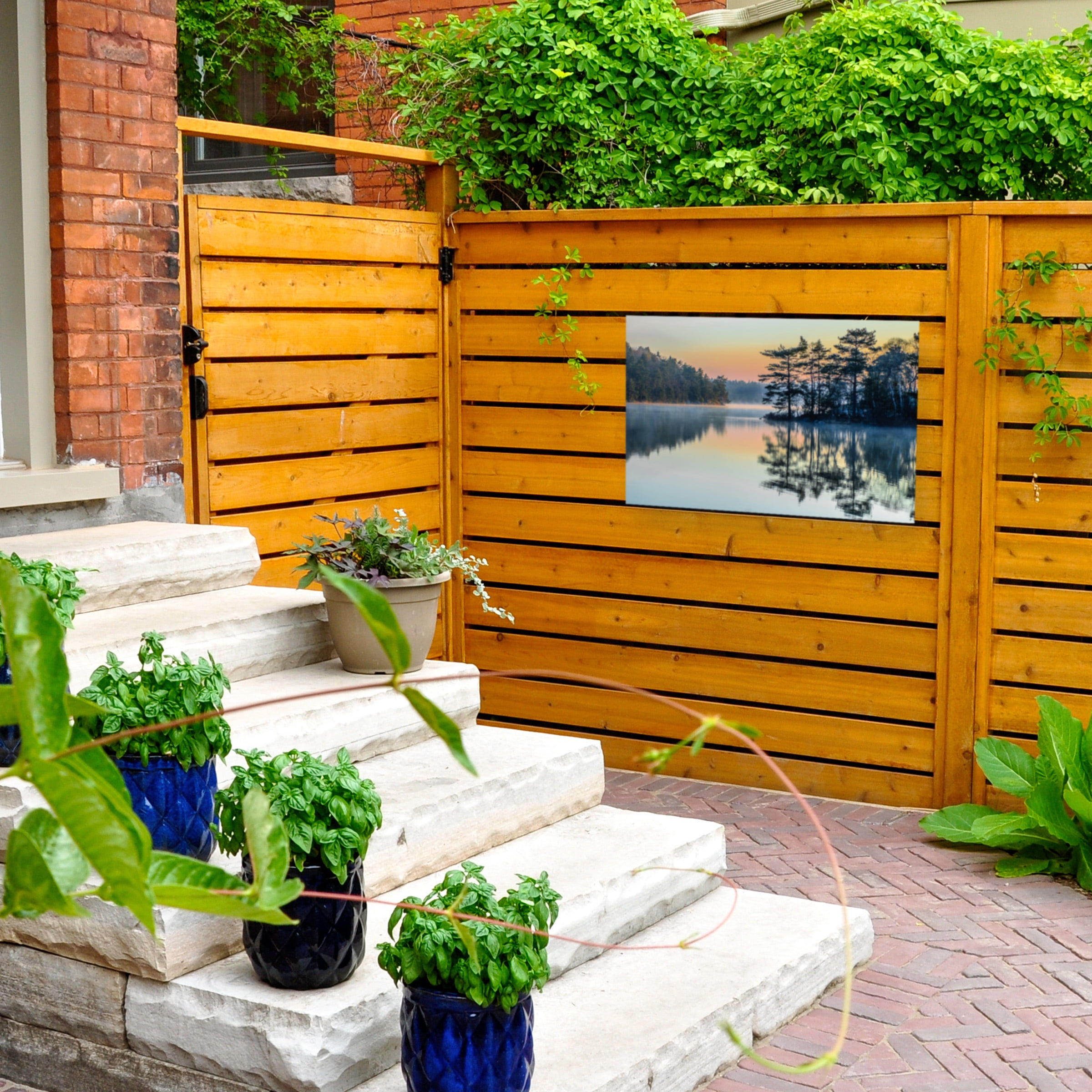 Benny Pettersson 'Before People Wake' Outdoor Canvas
