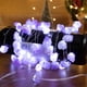 thumbnail image 2 of Cadena de luces LED para exteriores, colgante decorativo de piedra natural para niños, tira de lámparas, decoración para sala de estar, adorno iluminado de cumpleaños, púrpura Advancent HA009310-01B, 2 of 6