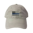 thumbnail image 1 of Adult Thin Blue Line USA Flag Embroidered Deluxe Dad Hat, 1 of 1