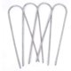 thumbnail image 1 of Grapas de acero galvanizadas resistentes 8pcs el 15,3*3*3,7cm de las estacas del jardín, 1 of 5