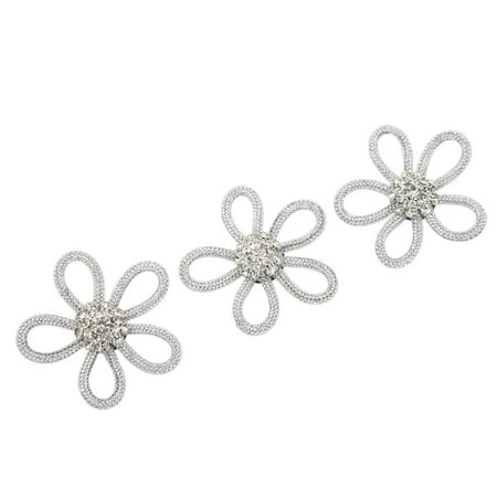 

Color Brooch Shoe Brooch Exquisite Directly Attached Bottom Buckle Pin For Clothing Matching For Daily Decoration White Mesh White Rhinestone