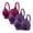 #220-Hot Pink, variant on Women's Bra, Wirefree Lace Push-Up with Front Button Closure, Breathable for Daily Use