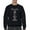 Black, variant on Shelby Cobra Logo Sweatshirt American Legendary Muscle Car Racing Mustang GT500 Performance Powered by Ford Crewneck