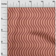 thumbnail image 1 of oneOone Polyester Lycra Fabric Dot & Waves Block Decor Fabric Printed BTY 56 Inch Wide, 1 of 4