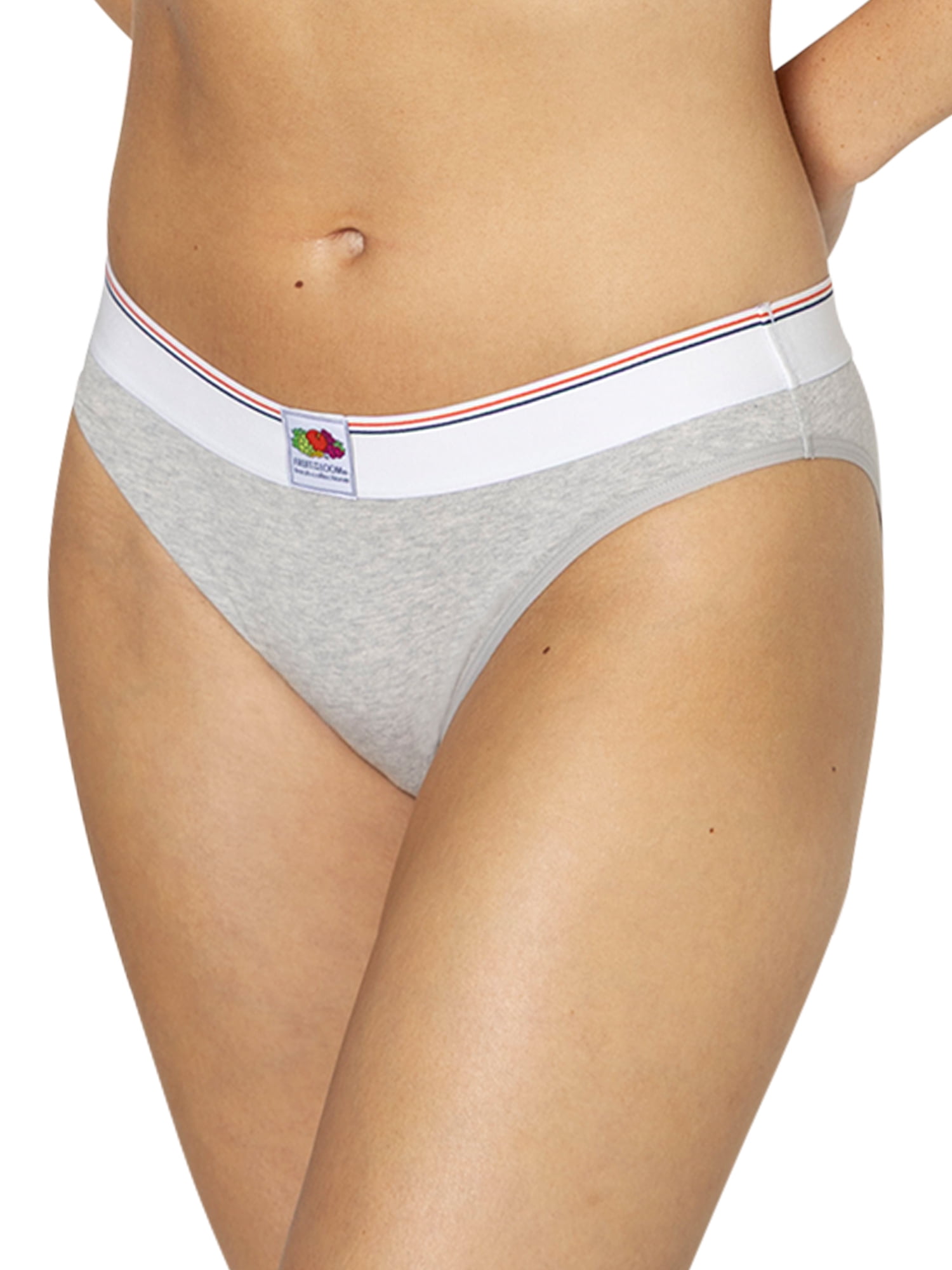 fresh collection by Fruit of the Loom Women's Cotton Bikini Underwear 2-pack