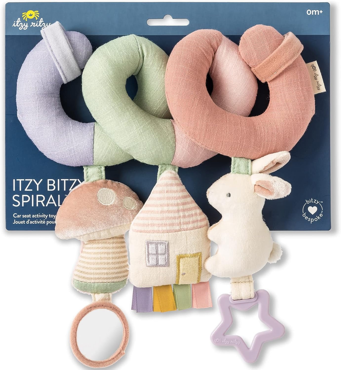Itzy Bitzy Spiral™ Pastel Car Seat and Stroller Toy