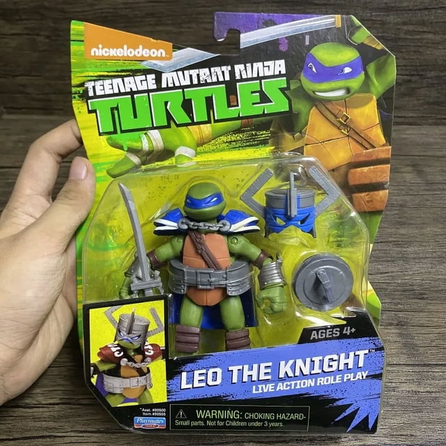 Figura de acción de tortuga Ninja mutante adolescente, juguetes TMNT, modelo de colección de Anime de PVC, decoración de muñeca, regalos de cumpleaños para niños Fivean unisex