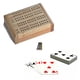 thumbnail image 1 of Juego de mesa de cribbage de viaje WE Games de madera con tarjetas y pinzas, 1 of 5