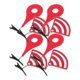 thumbnail image 3 of 8pcs Creative Hair Clips, Non Woven Barrettes for Comfortable Styling, Ideal for Parties & Everyday Wear, 3 of 5