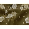 thumbnail image 4 of oneOone Viscose Jersey Dark Olive Green Fabric Florals Sewing Fabric By The Yard Printed Diy Clothing Sewing Supplies 60 Inch Wide-KB4, 4 of 5