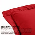 thumbnail image 4 of Super Soft Brushed Microfiber Euro Pillow Shams Set of 2, Machine Washable Square Pillow Cases, 26 x 26 inches, Red, 4 of 7
