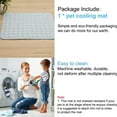 thumbnail image 4 of Utoimkio Dog Cooling Mat Washable Summer Pet Pads Blanket Hot Weather Sleeping Kennel Mat,Ice Silk Sleep Mat Pad Non-Toxic Breathable Sleep Bed for Small/Medium/Large Dogs Cats, 4 of 6