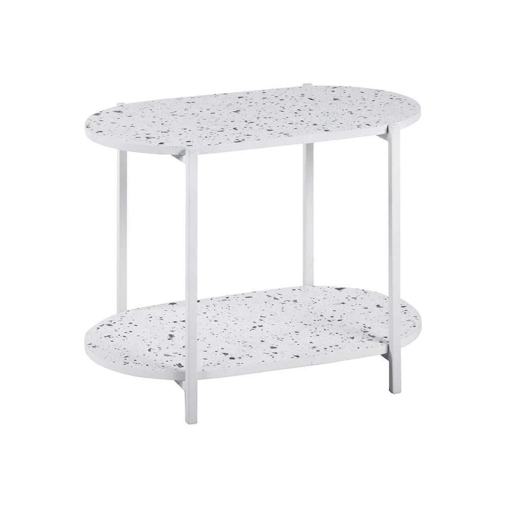 Kepooman Coffee Table, 2 Tier Modern Industrial End Tables Simple Center Table for Living Room, Bedroom Kepooman Coffee Table, 2 Tier Modern Industrial End Tables Simple Center Table for Living Room, Bedroom