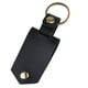 thumbnail image 5 of Llavero de cuero PU Yinane con anillo Circular accesorio cierre a presión llavero coche resistente versátil negro, 5 of 8