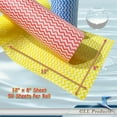 thumbnail image 4 of Cleaning Cloths Roll Wipe Sheets, Dish Wash Cloths, Disposable Cleaning Wash-Cloth Towel for Kitchen Bathroom Furniture and Car ( 48 Rolls, 2400-sheets ), 4 of 10