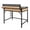 Natural-d, variant on Aukfa Full Size Metal Loft Bed with USB Charging Ports, LED Lights & Bedside Shelves, Space-Saving Bed Frame for Kids & Adults, Black